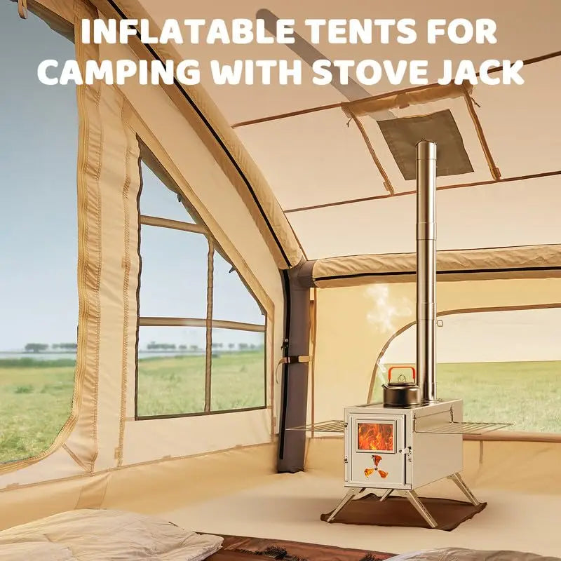4-6 People Inflatable Tent with Pump  Easy Set-up Air Tent