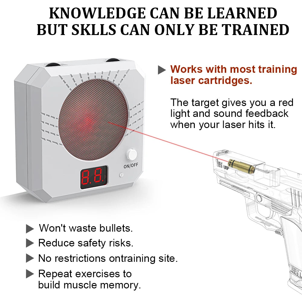 Laser Target Color Sensitive Shooting  with Sound Effects