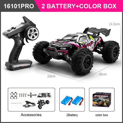 High Speed RC Car 4WD Off Road Vehicle Brushless Motor Professional Drift Truck