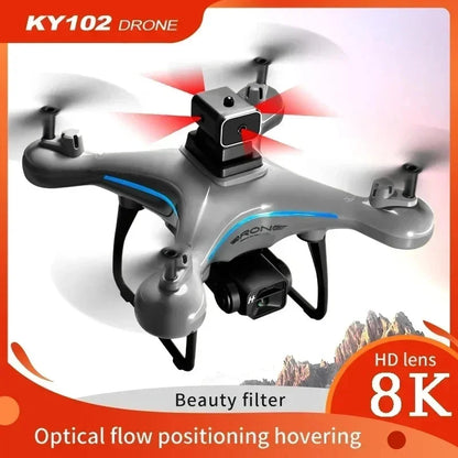 KY102 Drone 8K HD Profesional Dual-Camera Aerial Photography Obstacle Avoidance Optical Flow Aerial Four-Axis RC Drone