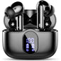 Earbuds with Bluetooth and 36 Hours of Playtime, LED Display