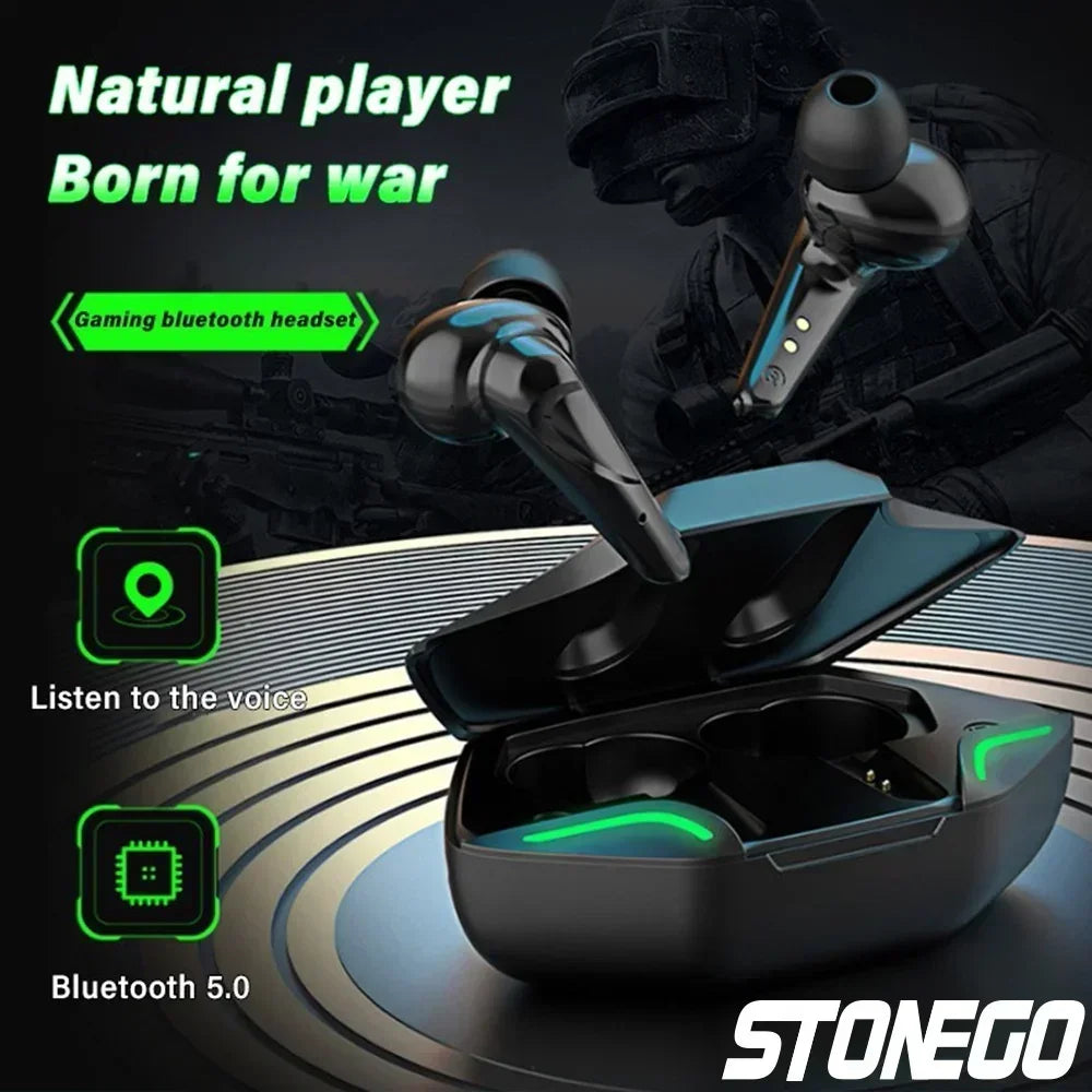 Earphone Wireless Waterproof Noise Reduction Earbuds with Charging Case