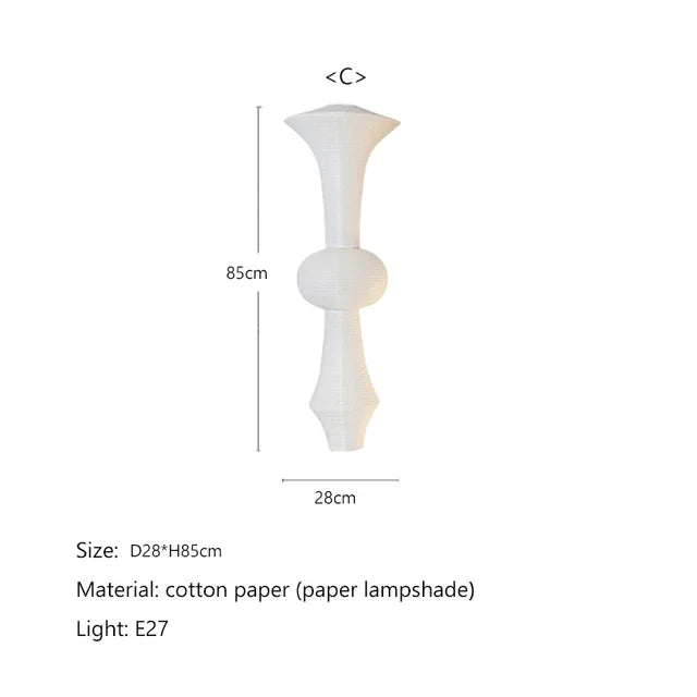 Janpanese Akari Rice Paper Lamp