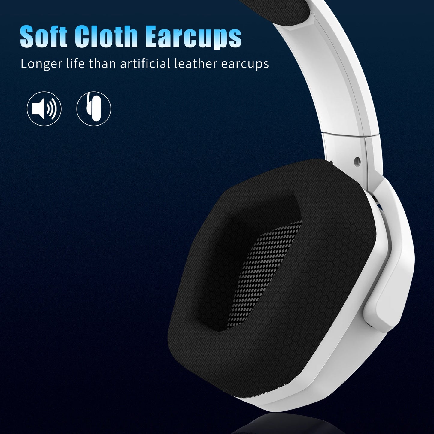 Dual Wireless Gaming Headset Bluetooth Headphones