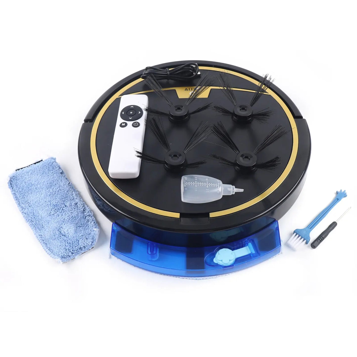 Smart Robot Wet Floor Mop Carpet 3in1 Auto Rechargeable Water Tank