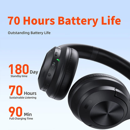Wireless blue tooth headset Noise Cancellation Hi-Res Audio