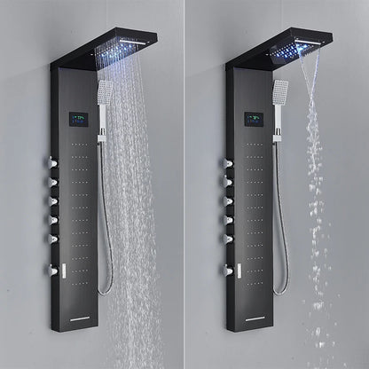 Bathroom LED Light, Rain, Waterfall Shower