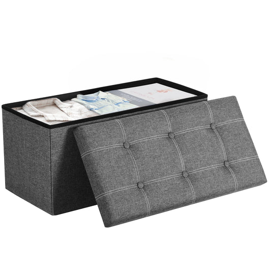 Ottoman Storage Bench, 21 Gal. Folding Chest