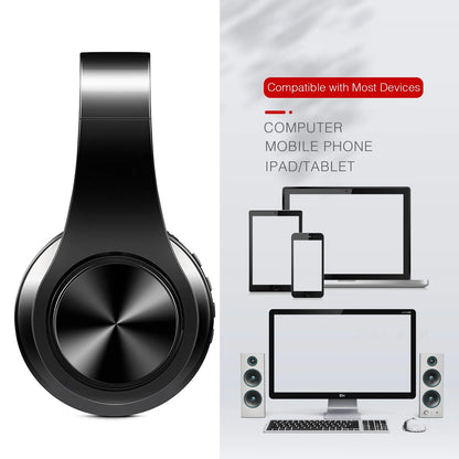 Wireless Bluetooth Headphones Stereo Headset with Mic for Smart Phone