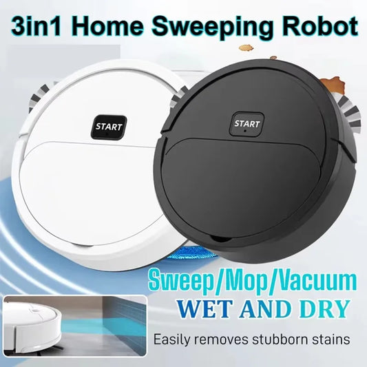 Fully Automatic Vacuum Cleaner Sweeping Robot Mopping Mini Cleaner 3 In1