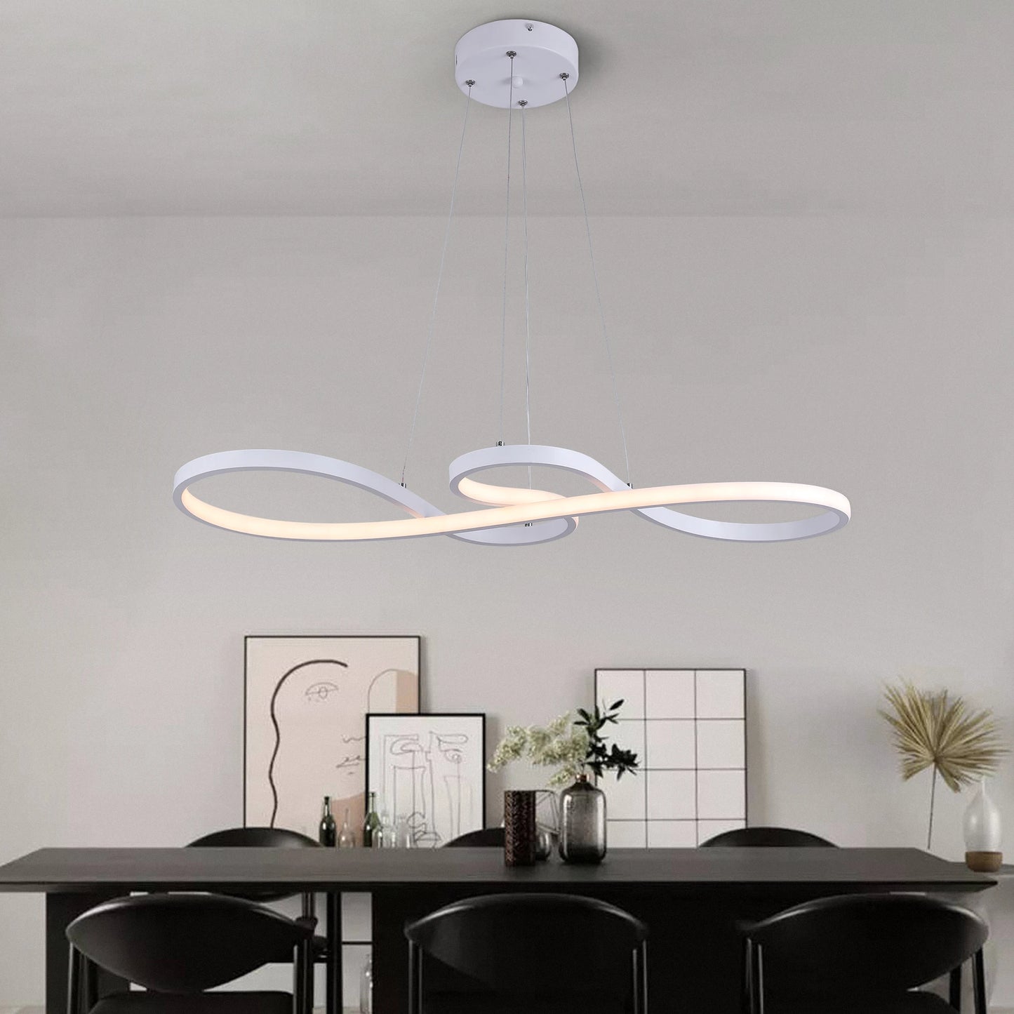 Modern Pendant Light Nordic Acrylic Chandelier Led Ceiling Lamp