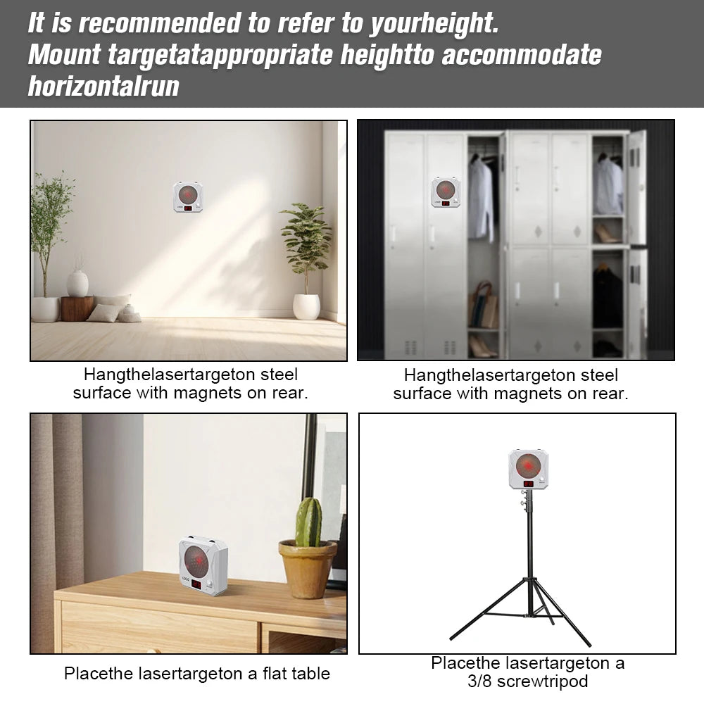 Laser Target Color Sensitive Shooting  with Sound Effects