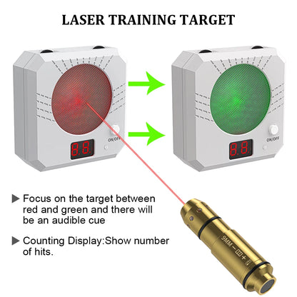 Laser Target Color Sensitive Shooting  with Sound Effects