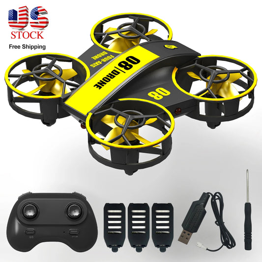 Mini Drone Quadcopter Indoor Helicopter with Light