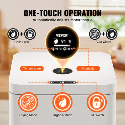 5 L Electric Composter Food Recycler Turn Food Waste into Natural Fertilizer