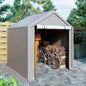 6 x 6 ft Portable Outdoor Storage Tent , Heavy Duty with Roll-up Doors