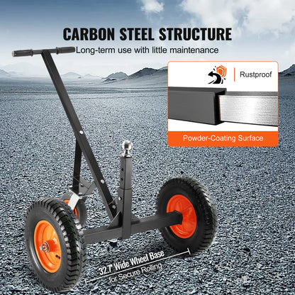 1000lbs Tongue Adjustable Trailer Dolly Carbon Steel
