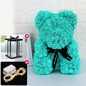 Rose Bear Artificial Flower With Box and Light