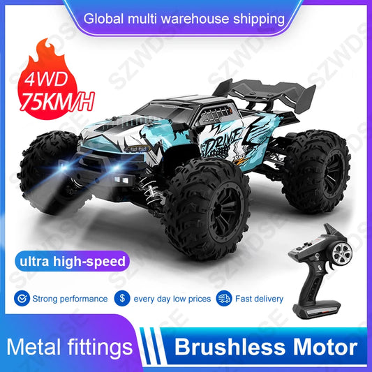 High Speed RC Car 4WD Off Road Vehicle Brushless Motor Professional Drift Truck