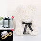 Rose Bear Artificial Flower With Box and Light