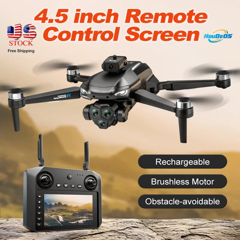 4K Camera Drone Brushless Motor Quadcopter Avoidance