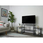 3-Cube TV Entertainment Center Holds up to 40" TVs  Black Oak